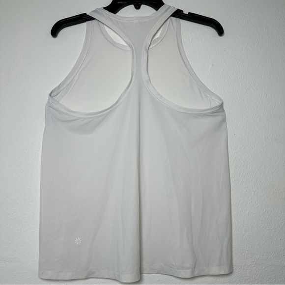 Athleta White Racerback Breathable Athletic Tank Top in Size Small - Picture 4 of 11